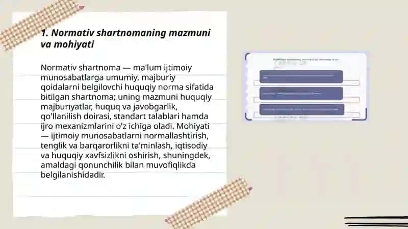 Normativ shartnomalar va uning xususiyatlari 3
