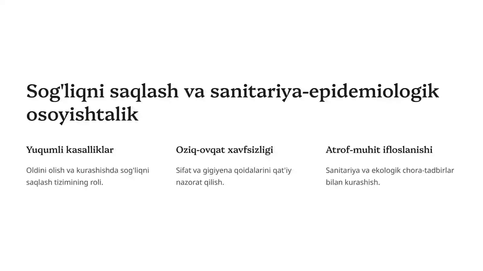 Aholining xavfsizligini saqlash sohasining asosiy tarmoqlari 3
