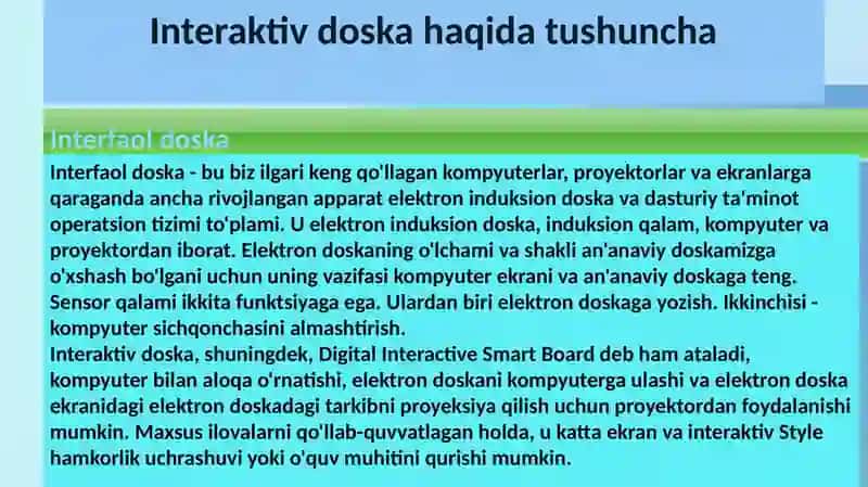 Zamonaviy oʻquv texnik vositalar 3