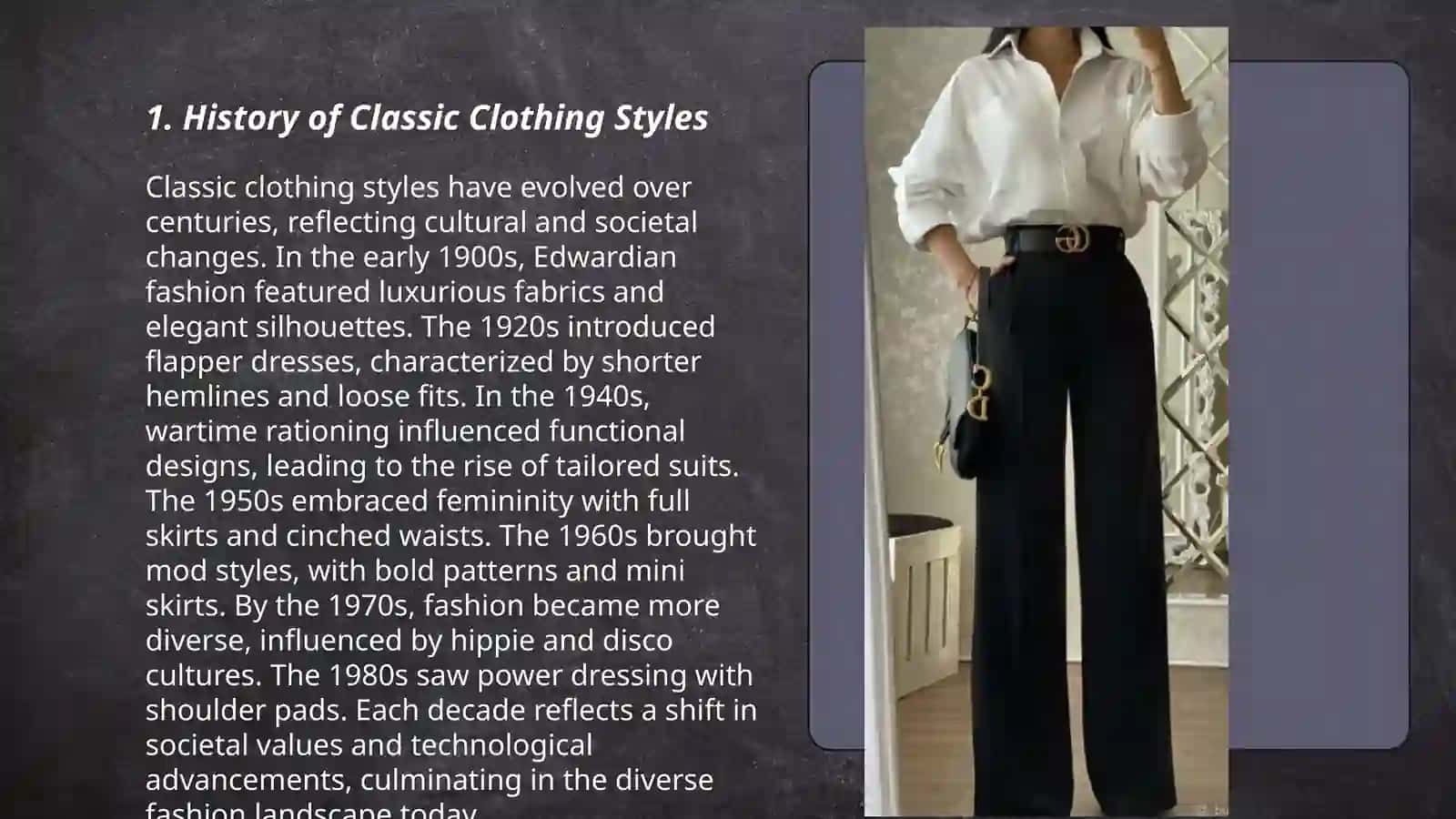Classic clothes style 3