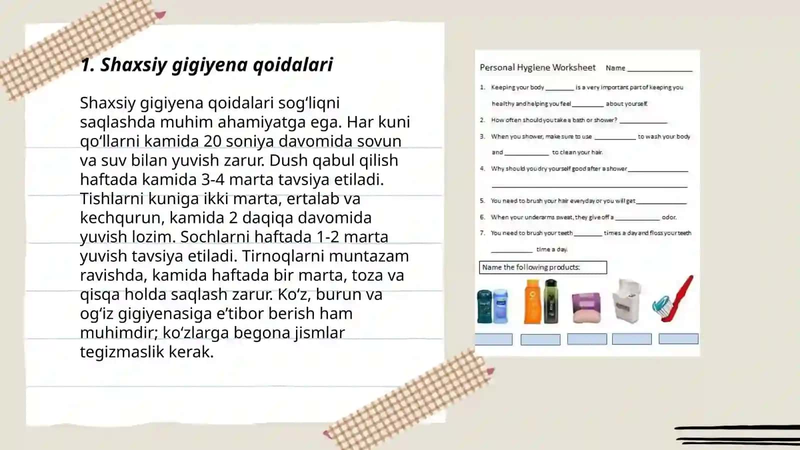 Shaxsiy gigiyena qoidalari 3