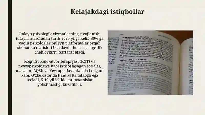 Psixologiya kasb sifatida 3