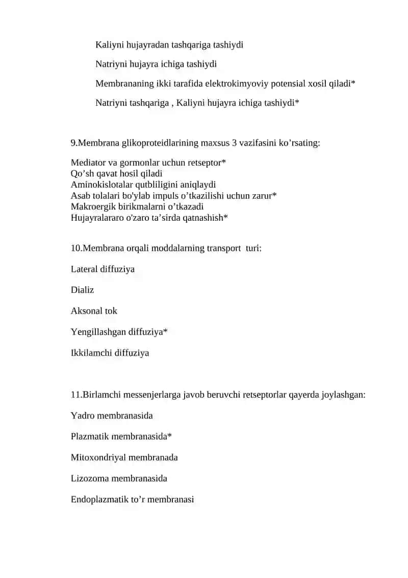 Biomembranalar fosfolipid qismini tarkibini ko'rsating 3