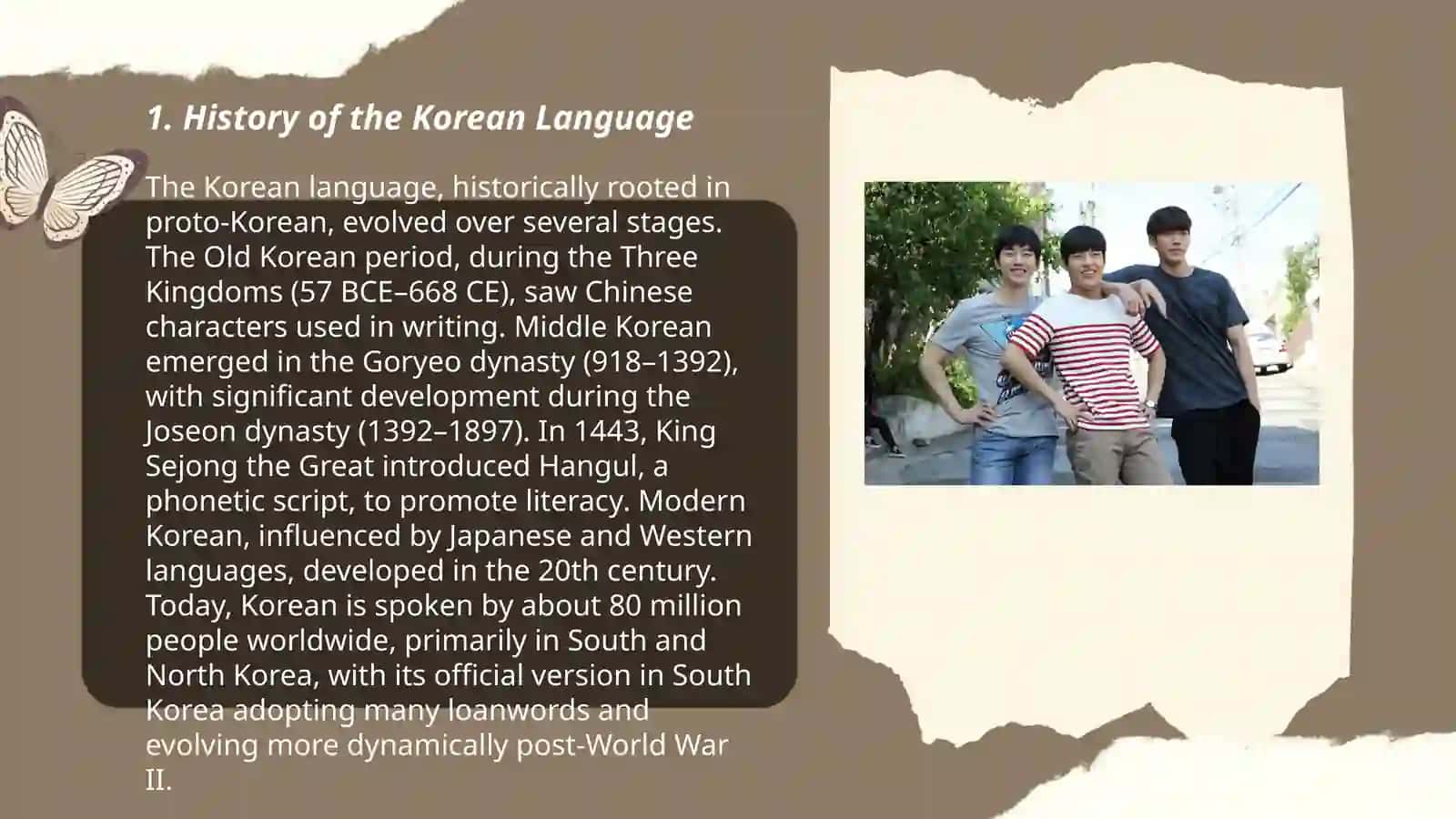 Full information about Korean language 3