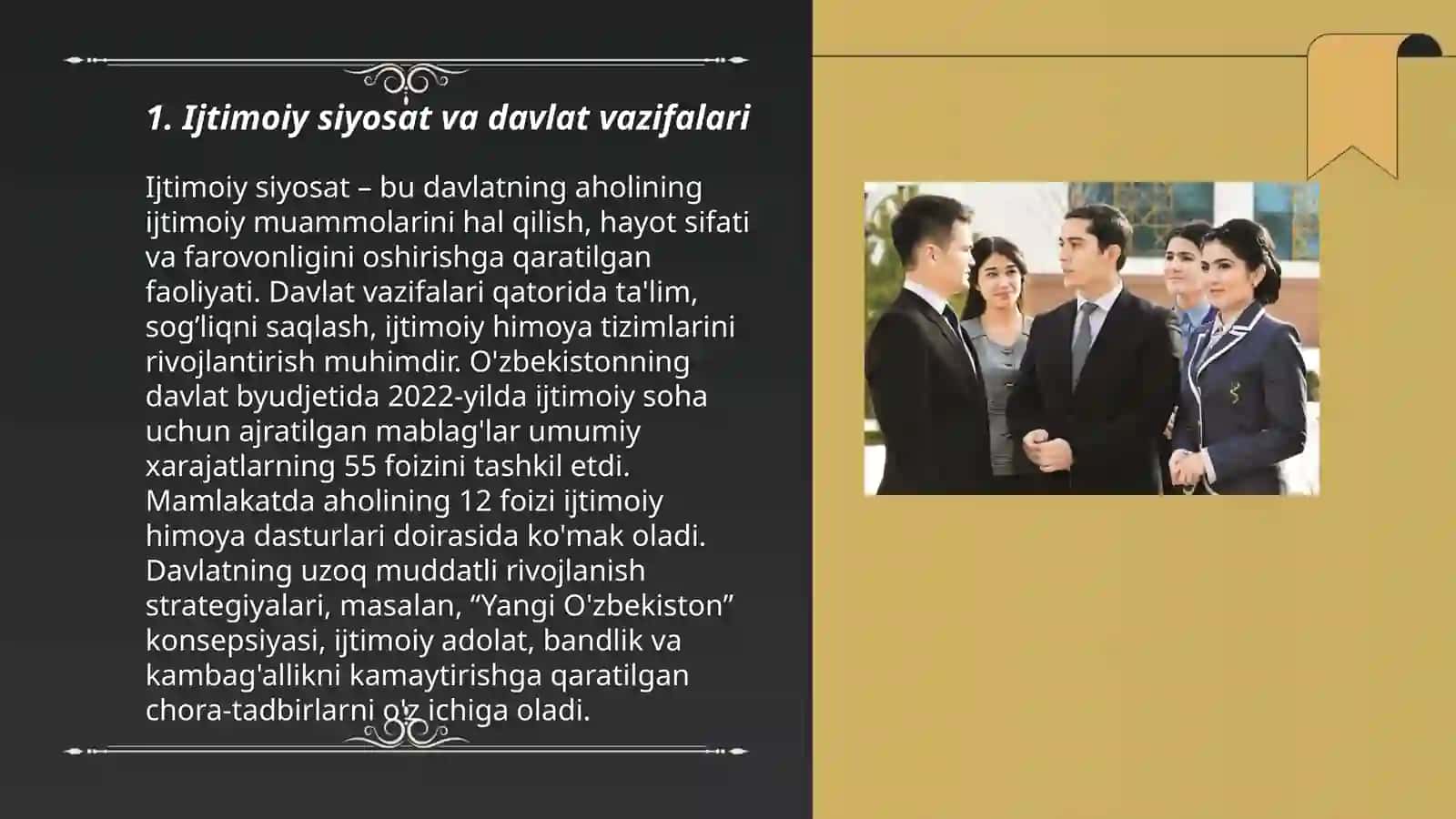 Ijtimoiy siyosatini amalga oshirishning jahon tajribasi by Sa'dullayeva Holida 3