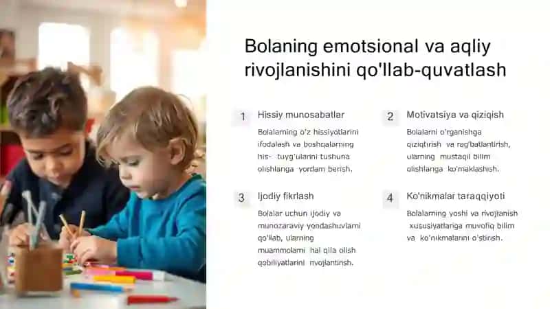Bolani psixologik qo'llab- quvatlash 3