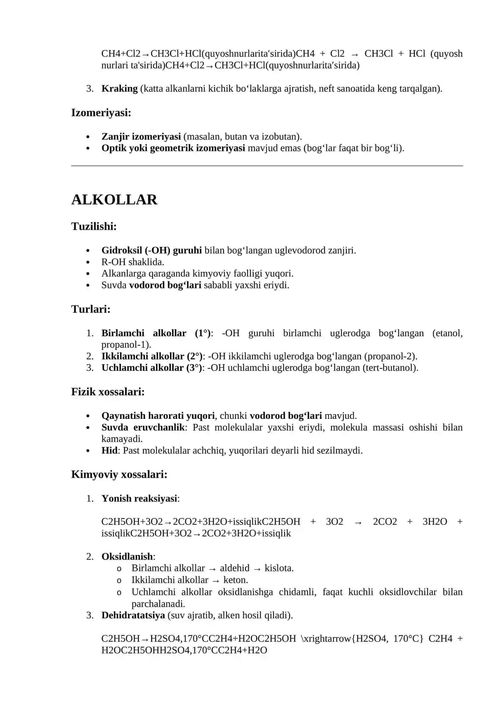 Alkanlar 3