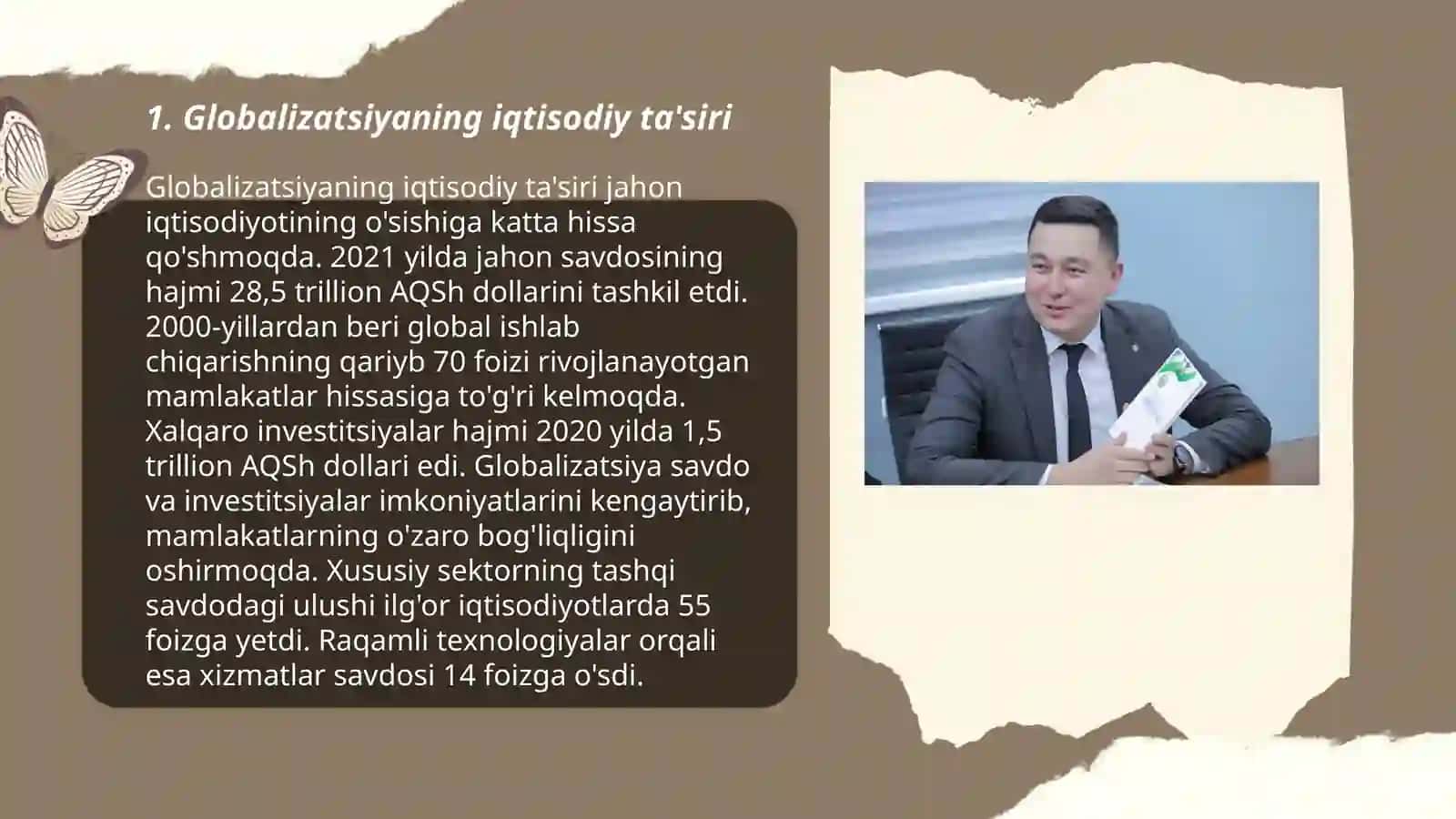 Globallashuv,globalistika va barqaror taraqqiyot jarayonlarining mohiyati 3