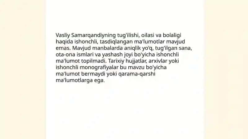 Vasliy Samarqandiyning hayoti va ijodi 3