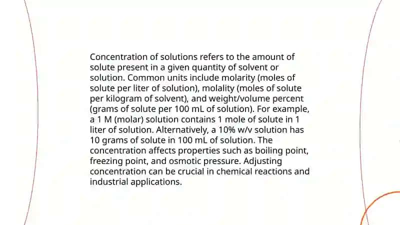 properties of solutions 3