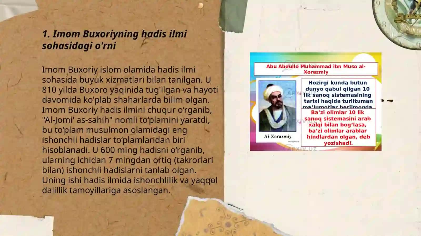 Imom Buxoriy va imom Termiziyning hadis ilmiga qoʻshgan hissalarining qiyosiy tahlili 3