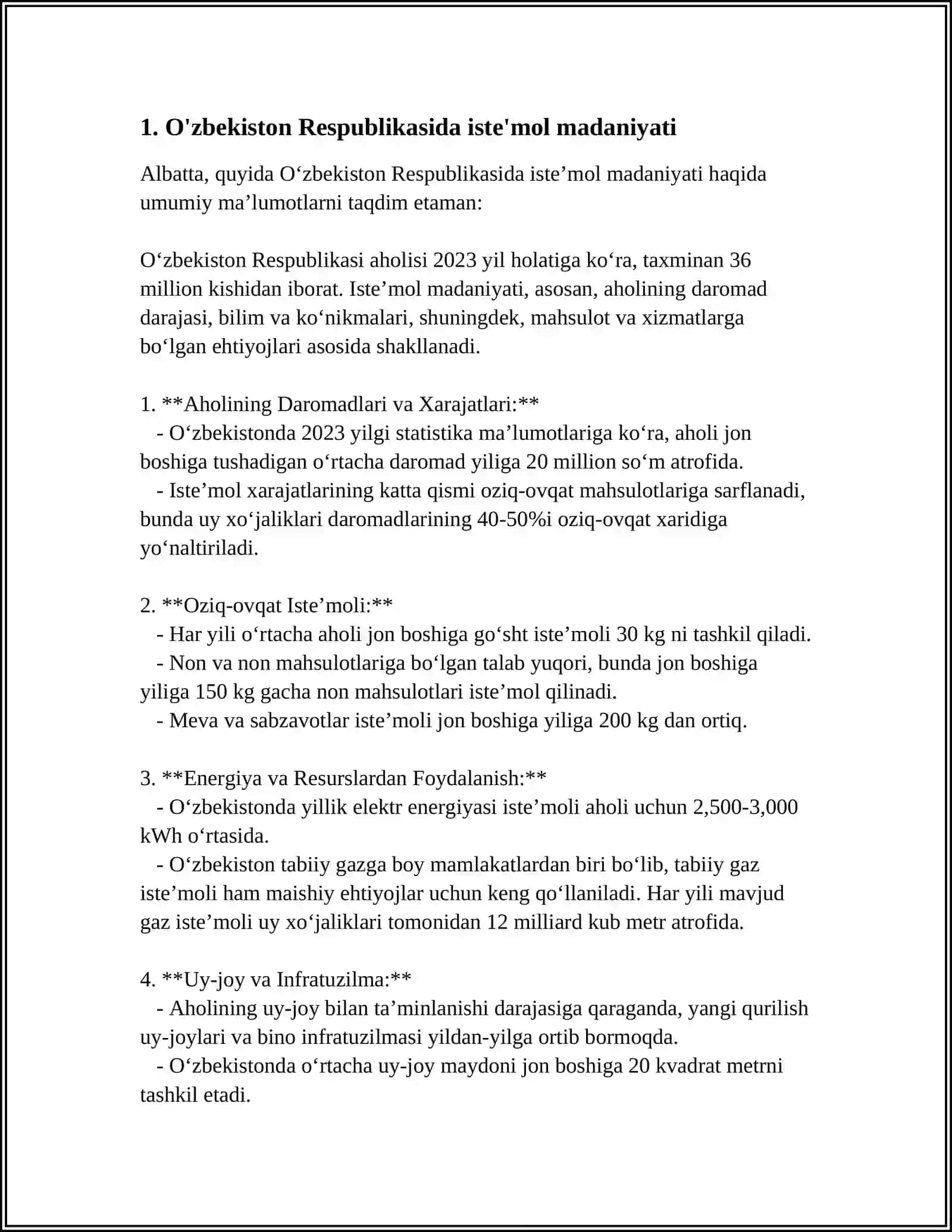 O'ZBEKISTON RESPUBLIKASIDA ISTE'MOL VA JAMG'ARISH JARAYONLARI HUSUSIYATLARI 3