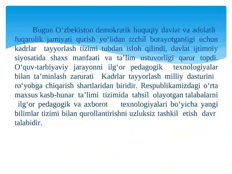Modellashtirish va o’yinli texnologiyalar 3