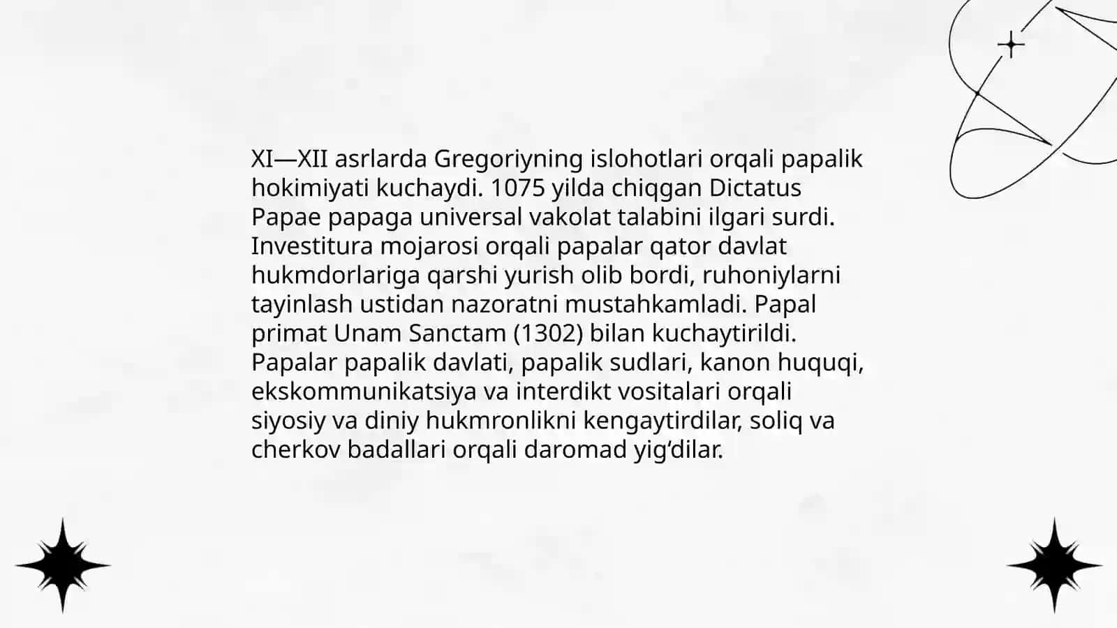O'rta asrlarda xristian olamida sodir bo'lgan o'zgarishlar 3