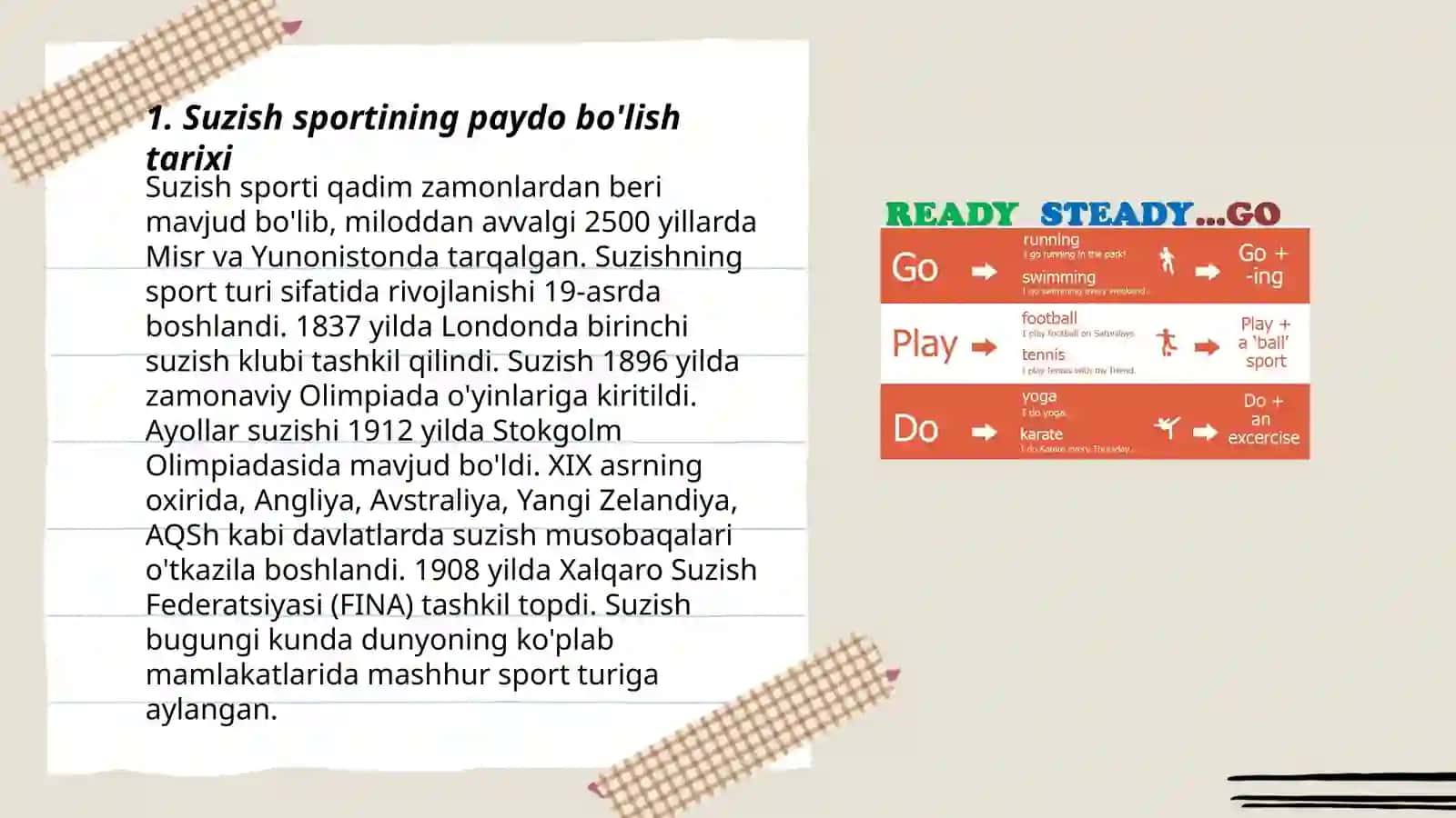 Suzish sporti tarixi va qoidalari 3
