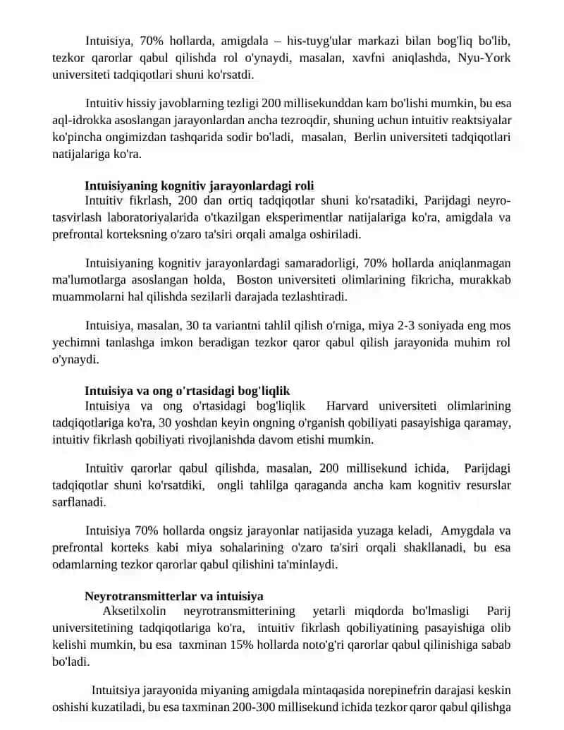Sezgilar haqida umumiy tushuncha va uning nerv fiziologik asoslari 3
