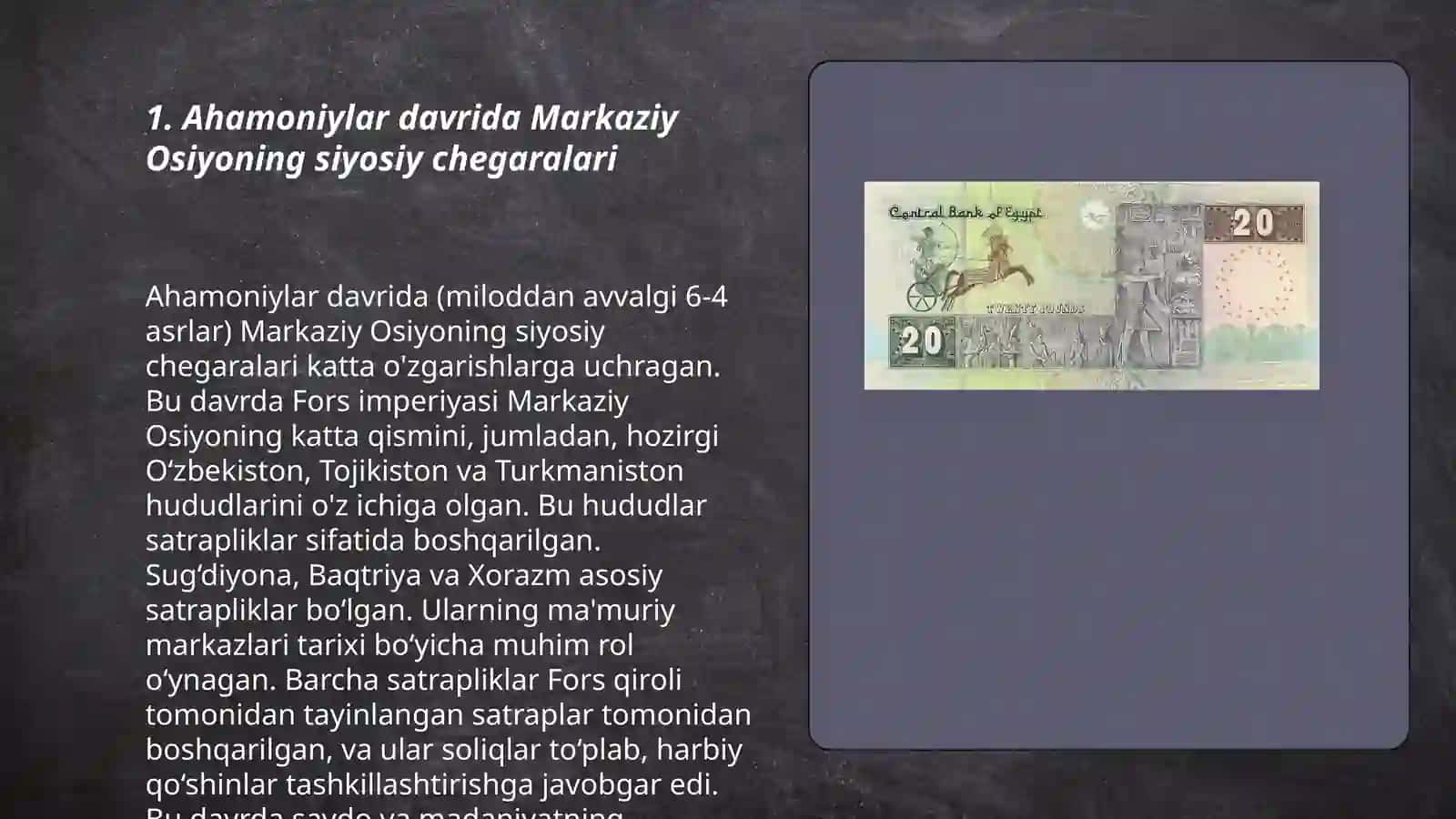 Ahamoniylar hukmronligi davrida orta osiyo tarixiy geografiyasi 3