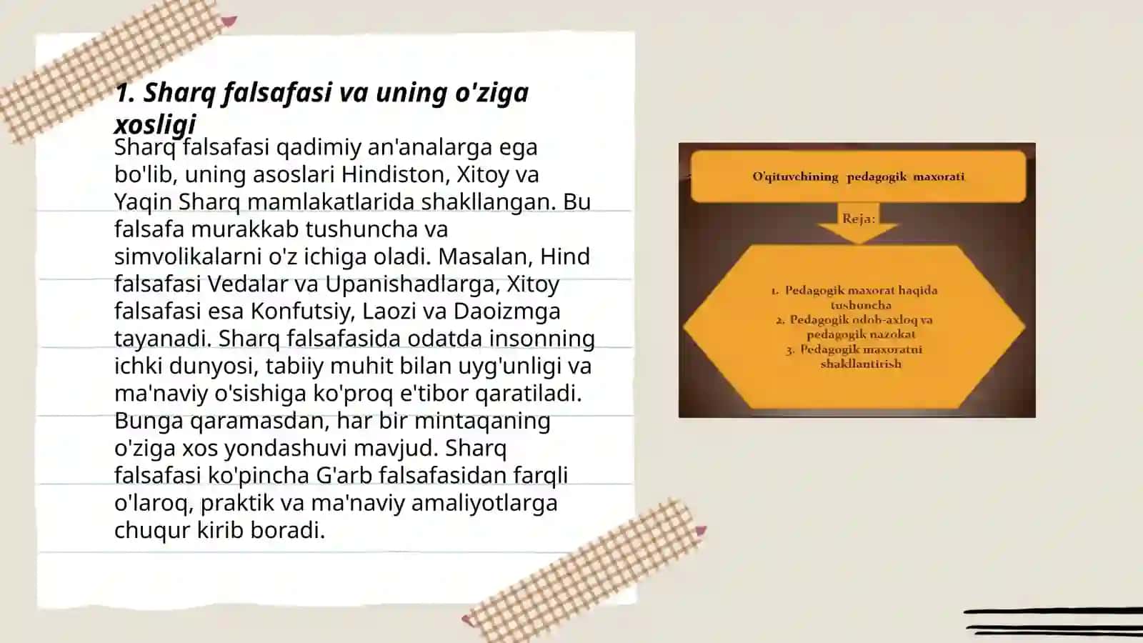 Falsafaning mohiyatiga oid Sharq va G'arb mutafakkirlari, tariflarini tasdiflash 3