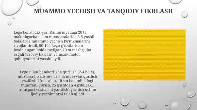 Maktabgacha ta'limda LEGO-qurilihdan foydalanish metodikasi 3