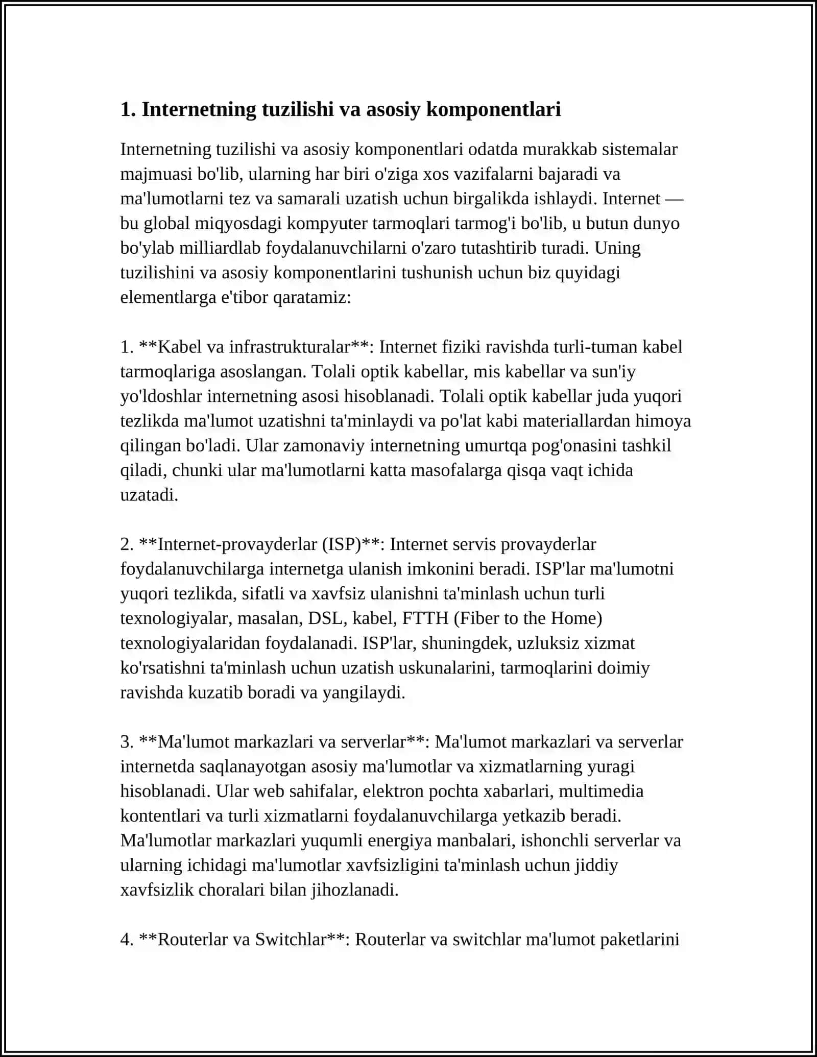 INTERNETNING ISHLASH MEHANIZMI VA DNS XIZMATI 3