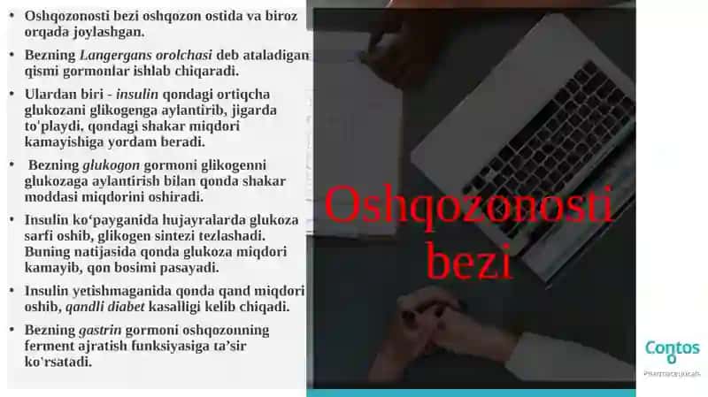 Oshqozonosti va jinsiy bezlar, sekretsiya bezlari ishining boshqarilishi 3