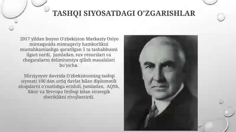 Sh.M.Mirziyoyev rahbarligi ostida amalga oshirilayotgan islohotlar 3