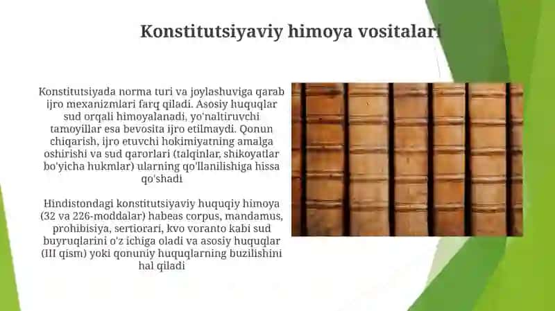 Konstitutsiyaviy huquq normalari va ularning tasnifi 3