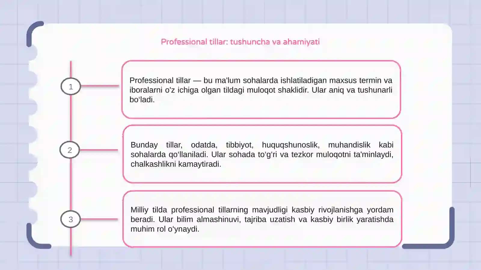 Professional tillar va ularning milliy tilda asosiy xususiyatlari 3