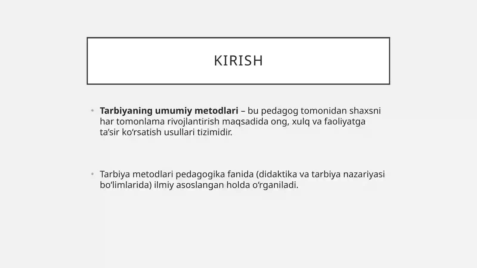 Tarbiyaning umumiy metodlari 3