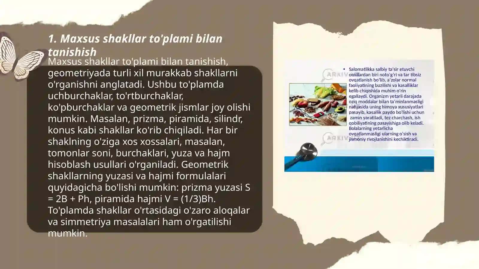 Maxsus shakllar toʻplamidan foydalanib narsalarni hosil qilishgs oʻrgatish metodikasi 3