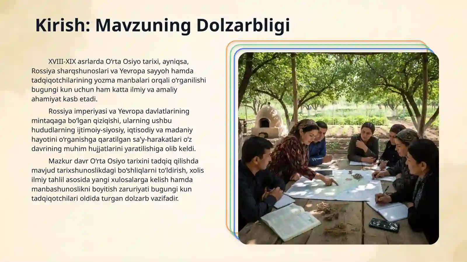 18-19 asrlarda O'rta Osiyo haqidagi Rassiya Sharqshunoslari va Yevropa yozma manbalari 3