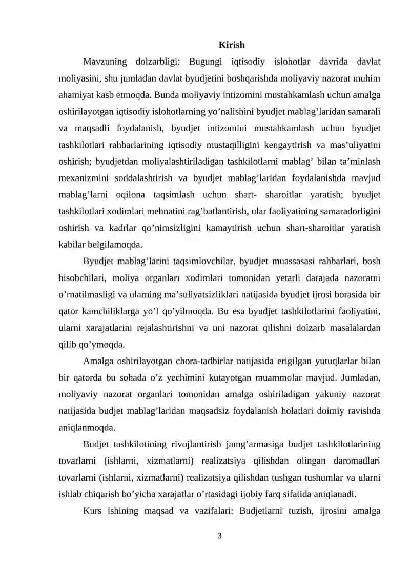 Byudjet tashkilotlarida xarajatlar smetasi ijrosining nazorat qilish 3