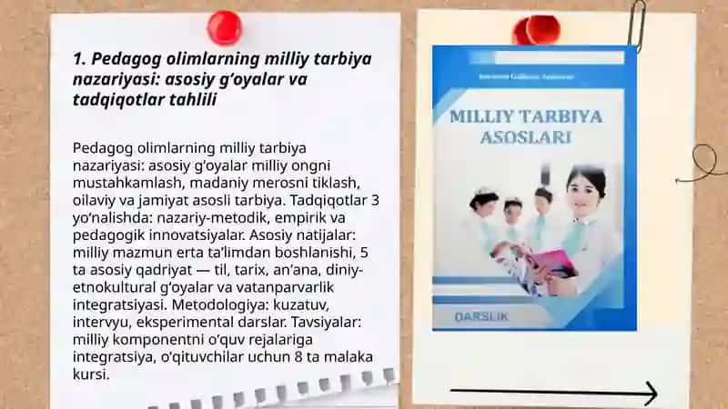Pedagog olimlarning milliy tarbiya sohasida olib borgan ilmiy tadqiqotlar 3