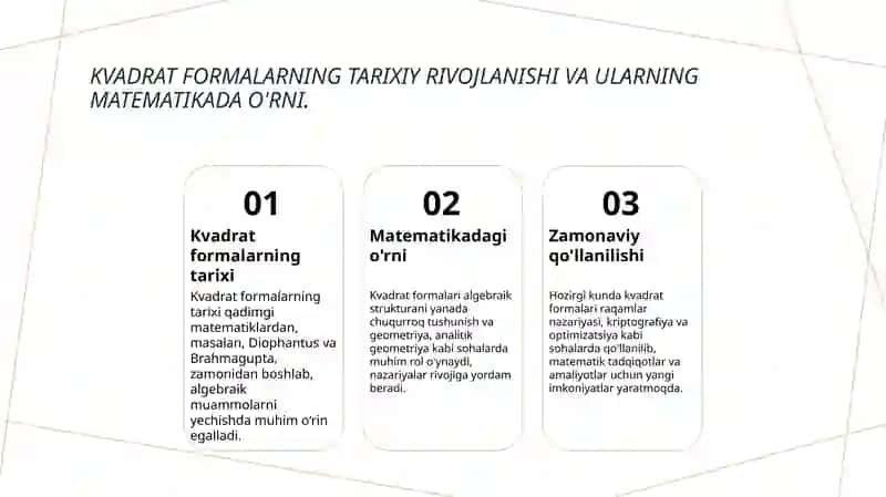 Kvadratik Formalar 3