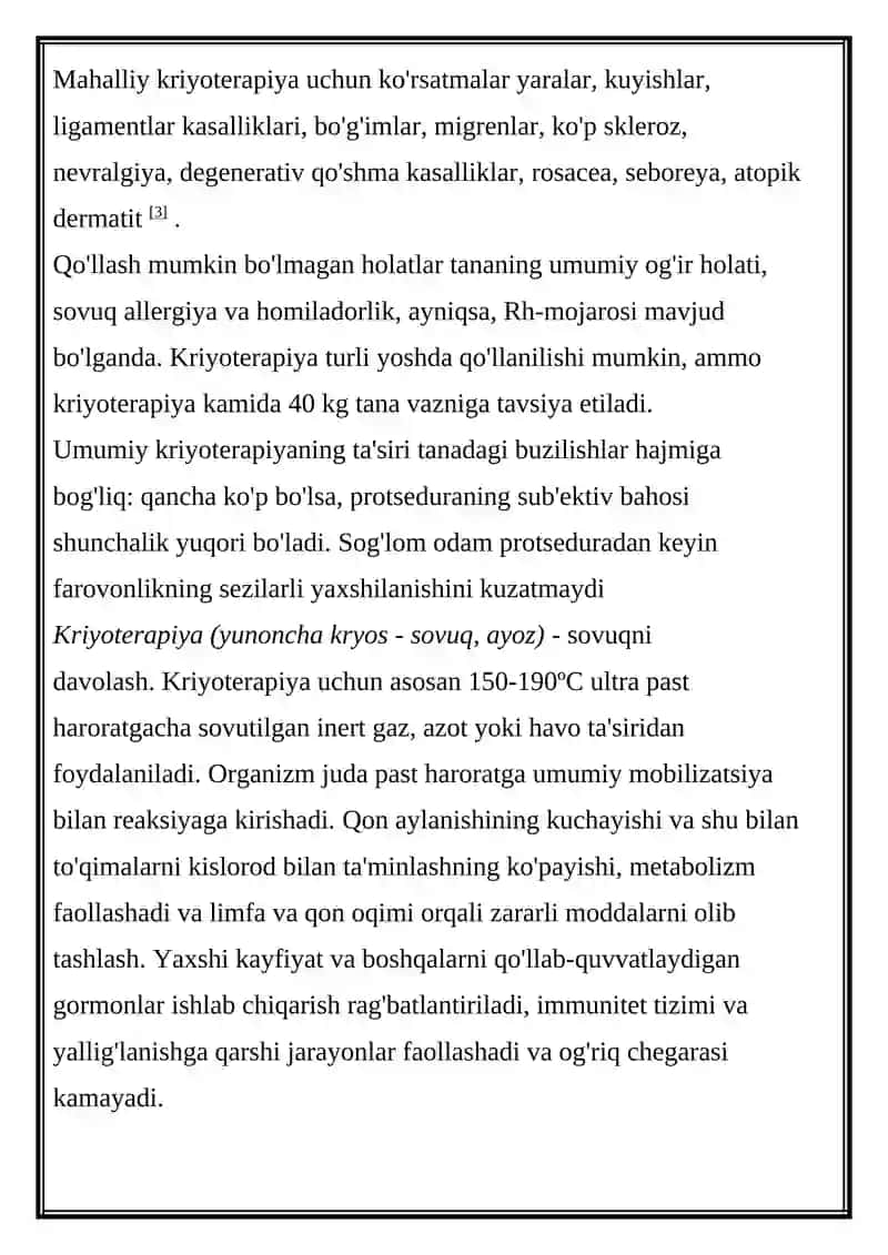 Kriyoterapiya 3