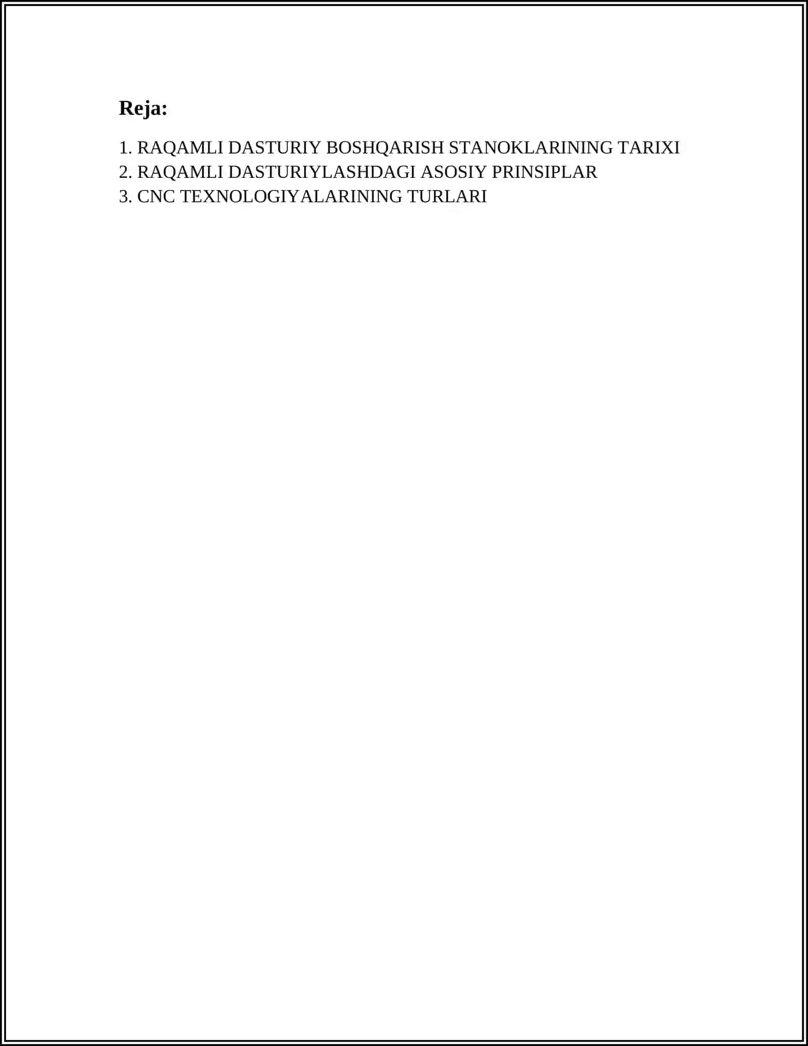 RAQAMLI DASTURIY BOSHQARISH STANOKLARI VA TEXNIK VOSITALARI 3
