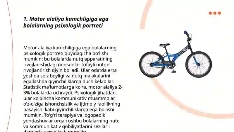 Motor alaliya kamchligiga ega bolalarning shaxs xususiyatlari 3