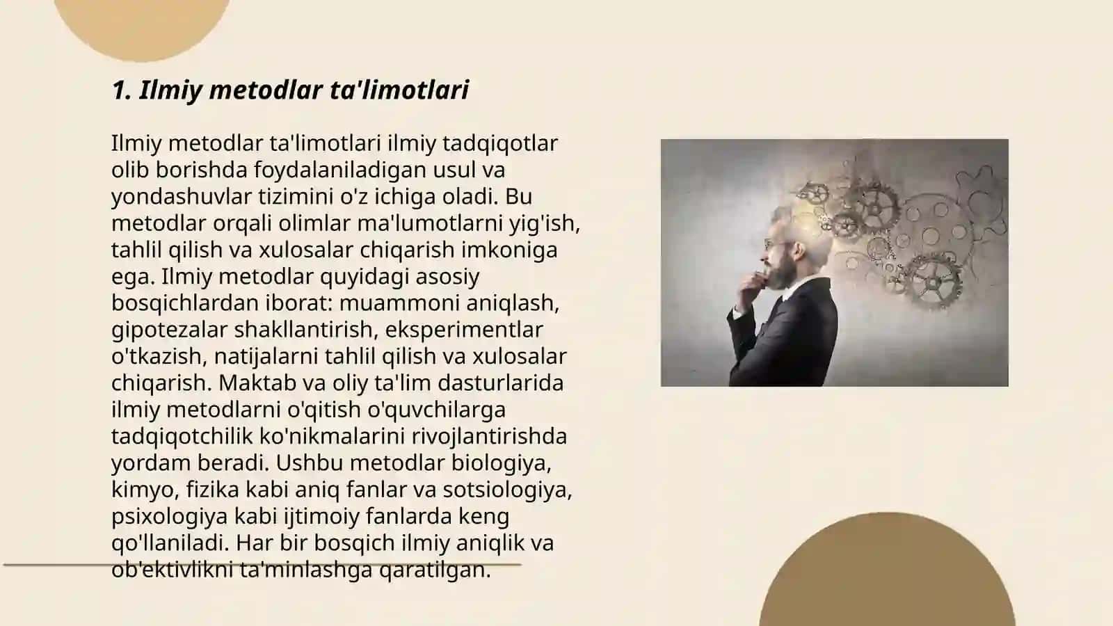 Ilmiy metodlar ta'limotlari 3