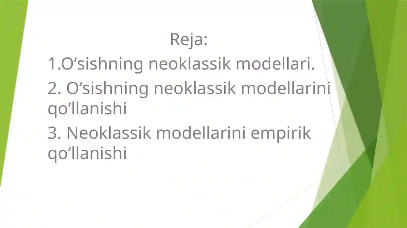Global Iqtisodiy Rivojlanish 3