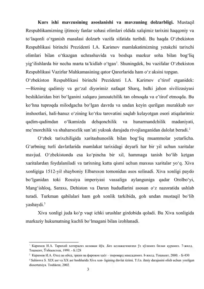 Xiva xonligi Qo‘ng‘irotlar sulolasi davri tarixi 3