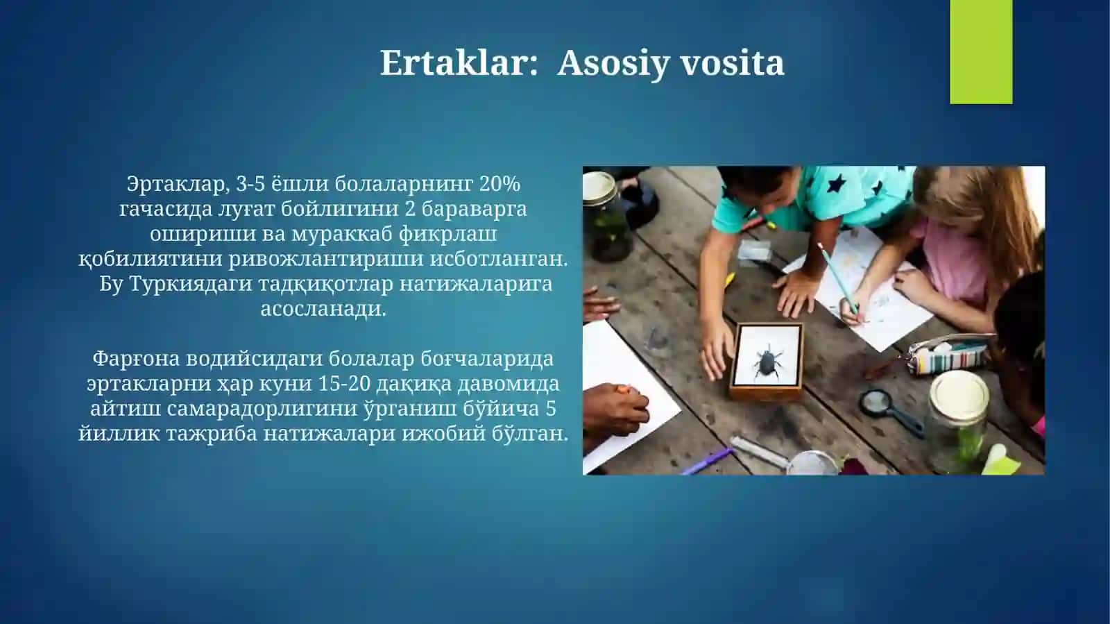 Maktabgacha taʼlimda hikoya qilib berish turlari va metodlari 3