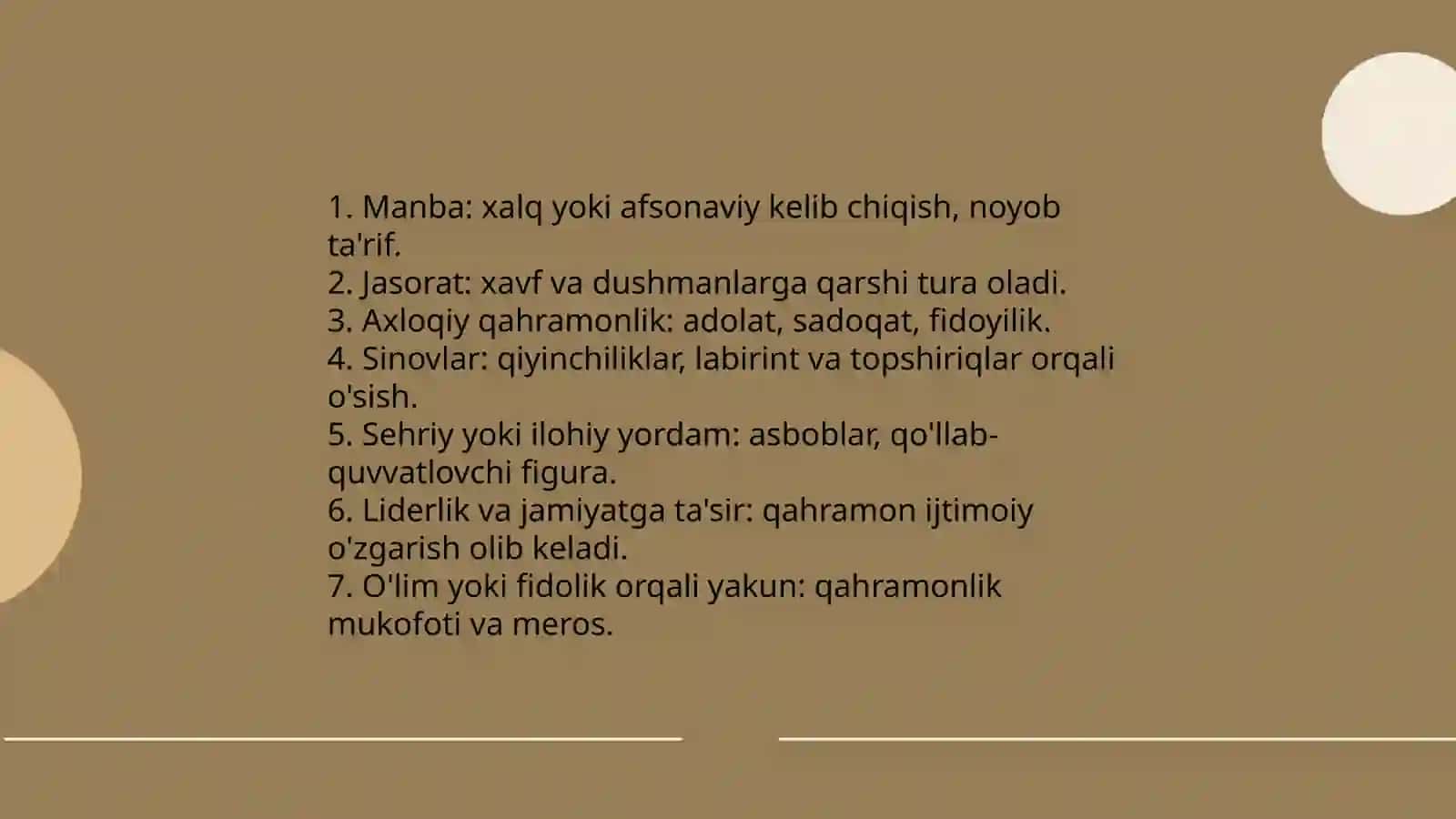 Jahon adabiyotida qahramonlik eposlarining mushtaraklik jihatlari 3