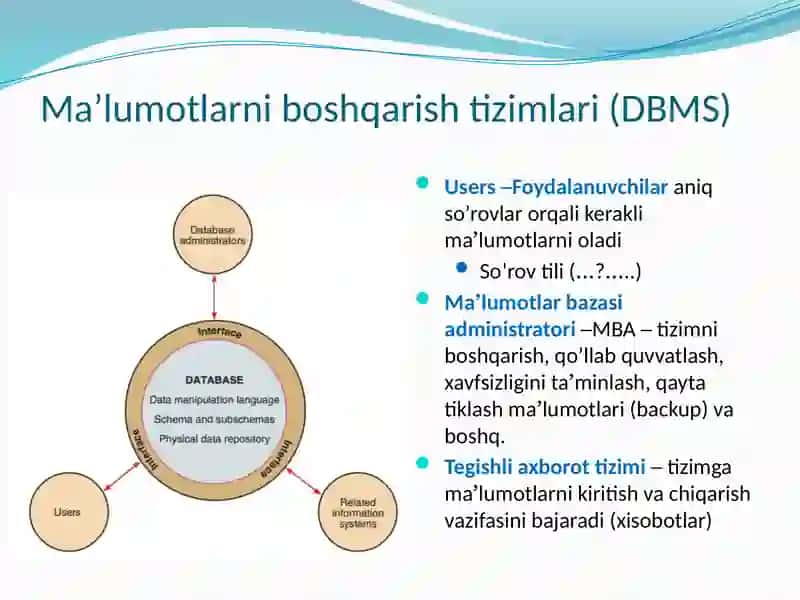 Ma'lumotlar bazasini rejalashtirish va loyihalashlash 3