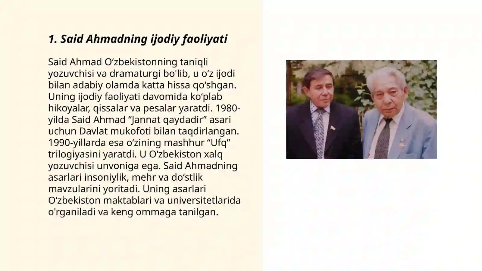 Said Ahmad hayoti va ijodi 3