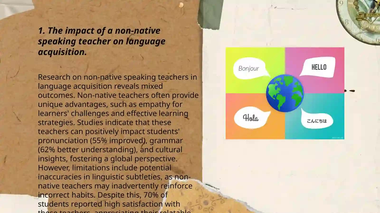 When the teacher is not a native speaker 3