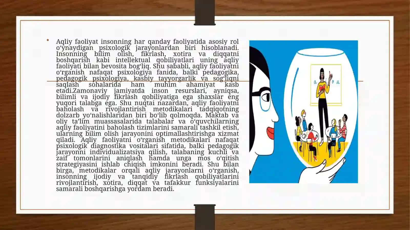 Aqliy faoliyatni o‘rganish uchun metodikalar 3