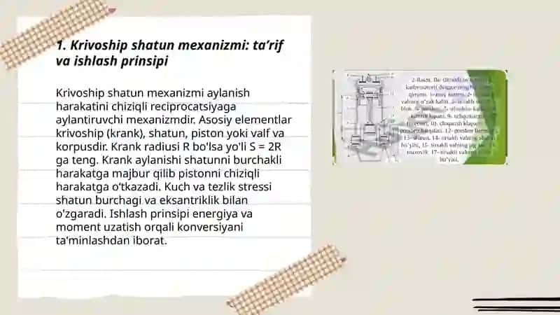 Krivoship shatun mexanizmi 3