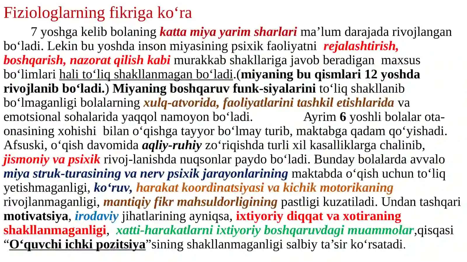 KICHIK MAKTABYOSHI DAVRIDA PSIXIK RIVOJLANISH XUSUSIYATLAR 3