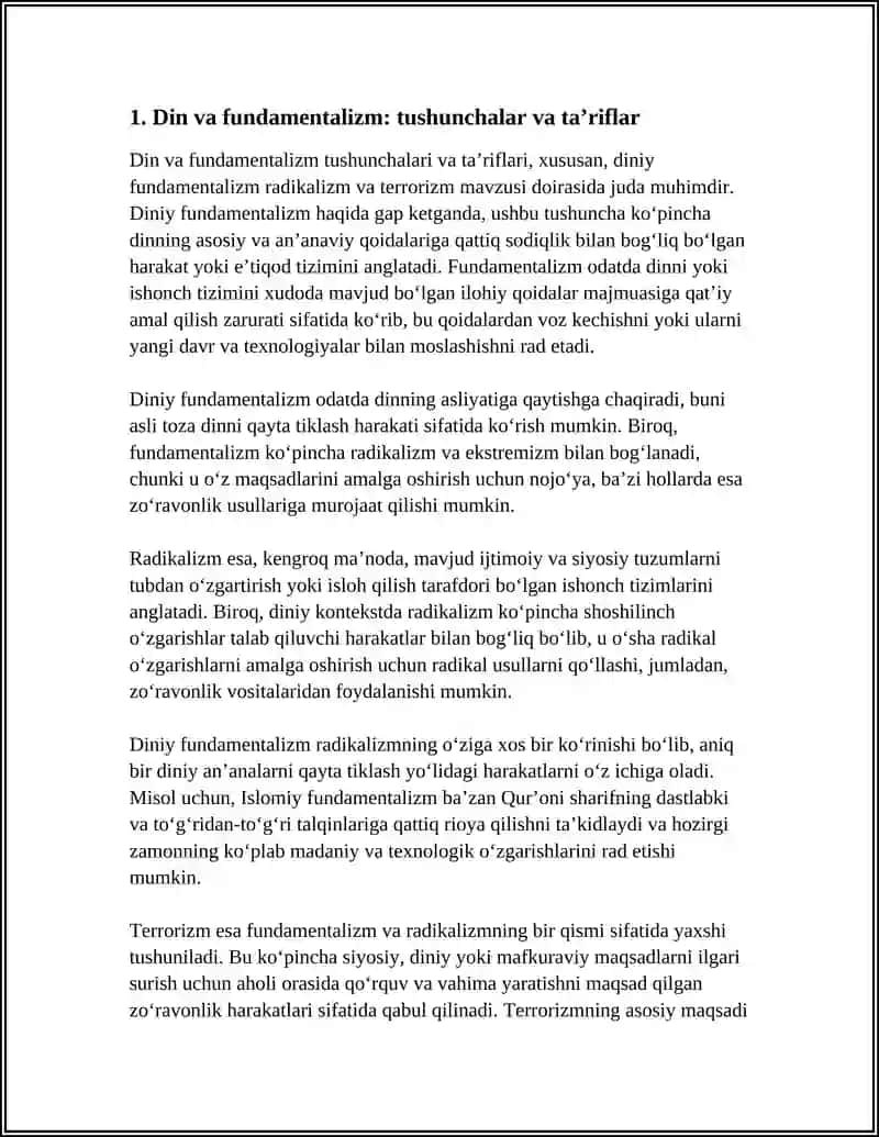 DINIY FUNDAMENTALIZM RADIKALIZM VA TERRORIZM 3