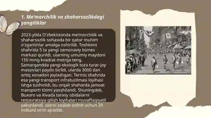 Me’morchilik va shaharsozlikdagi yangiliklar 3